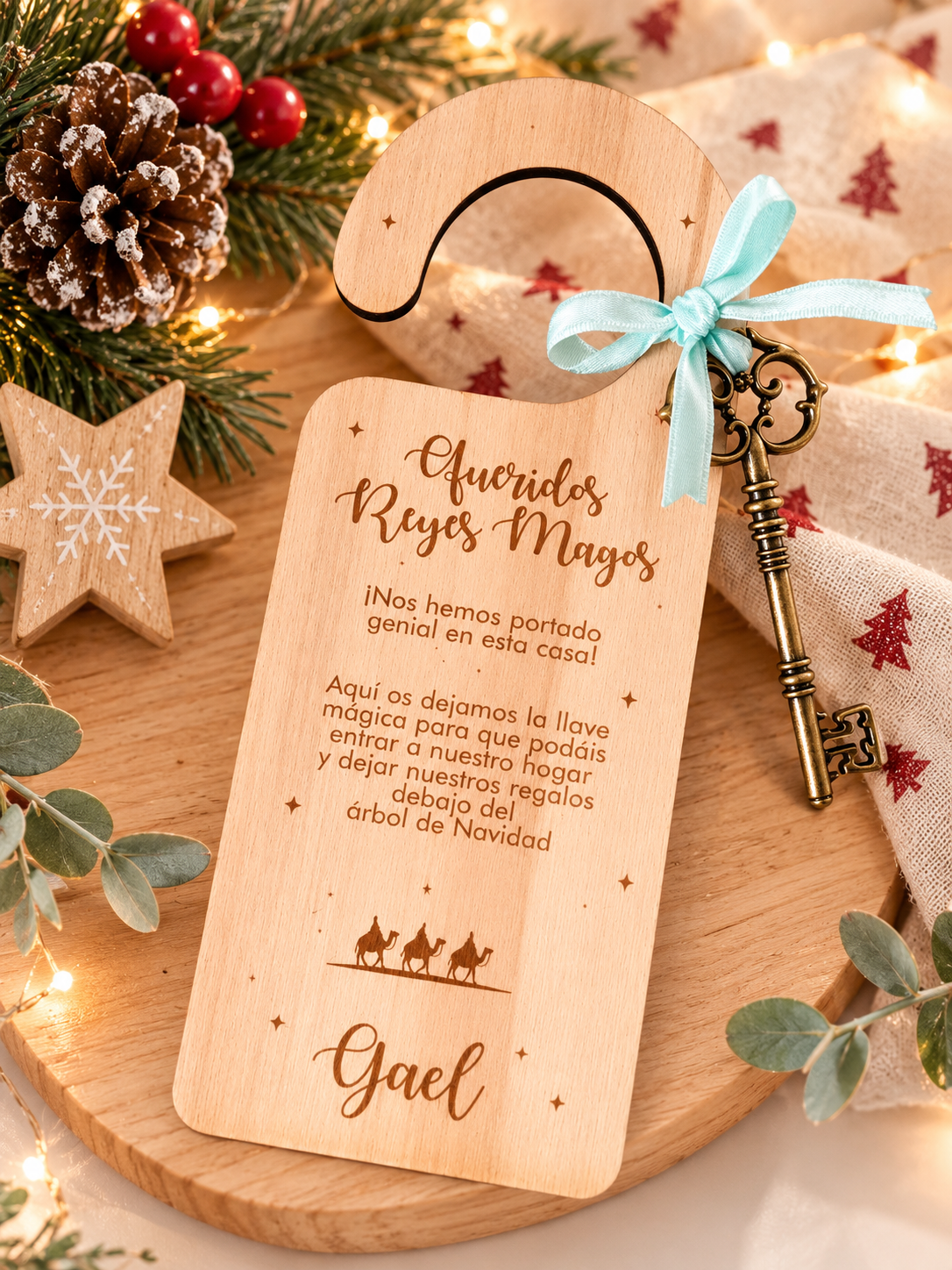 Percha llave mágica Reyes Magos
