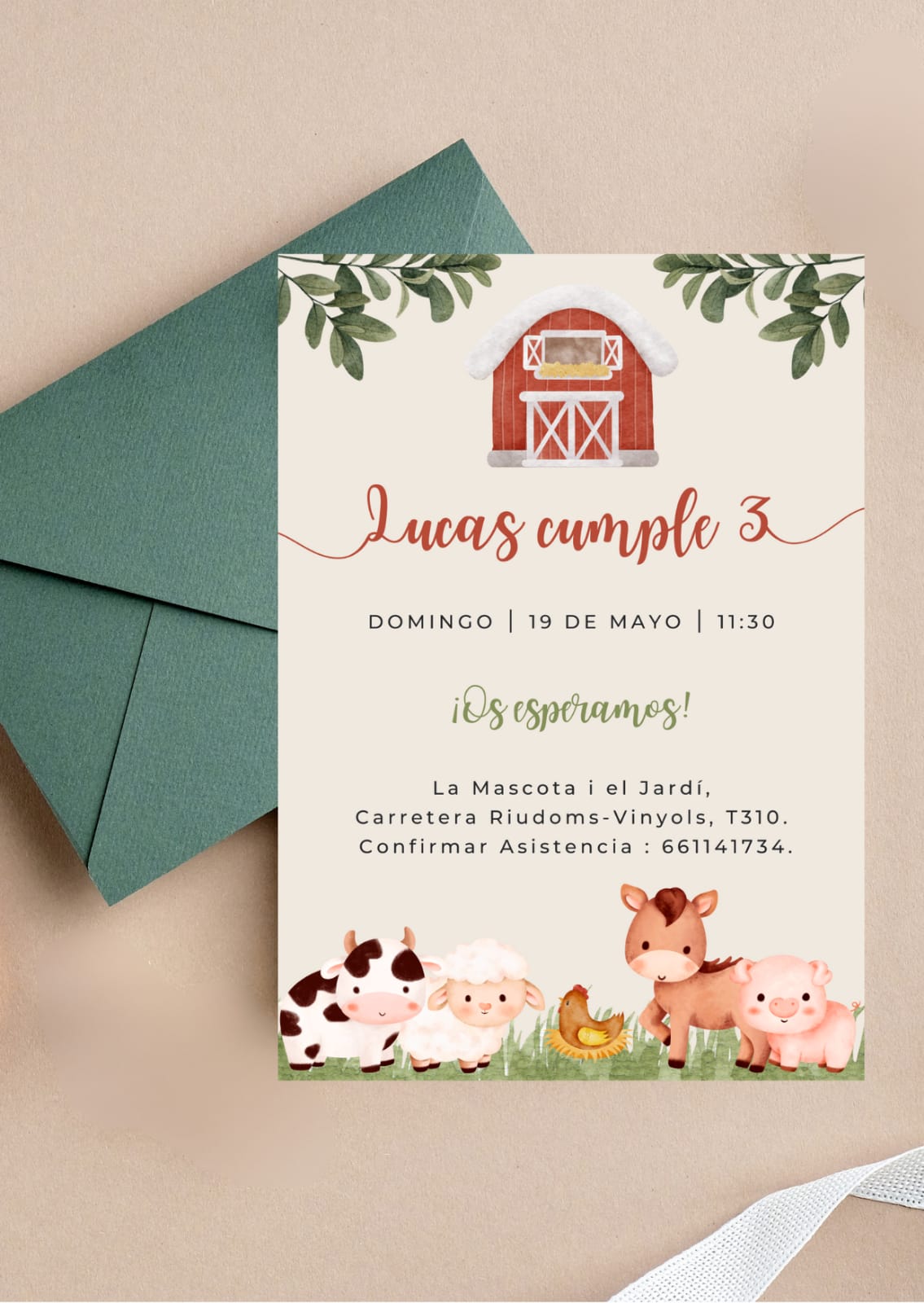 Invitación cumpleaños