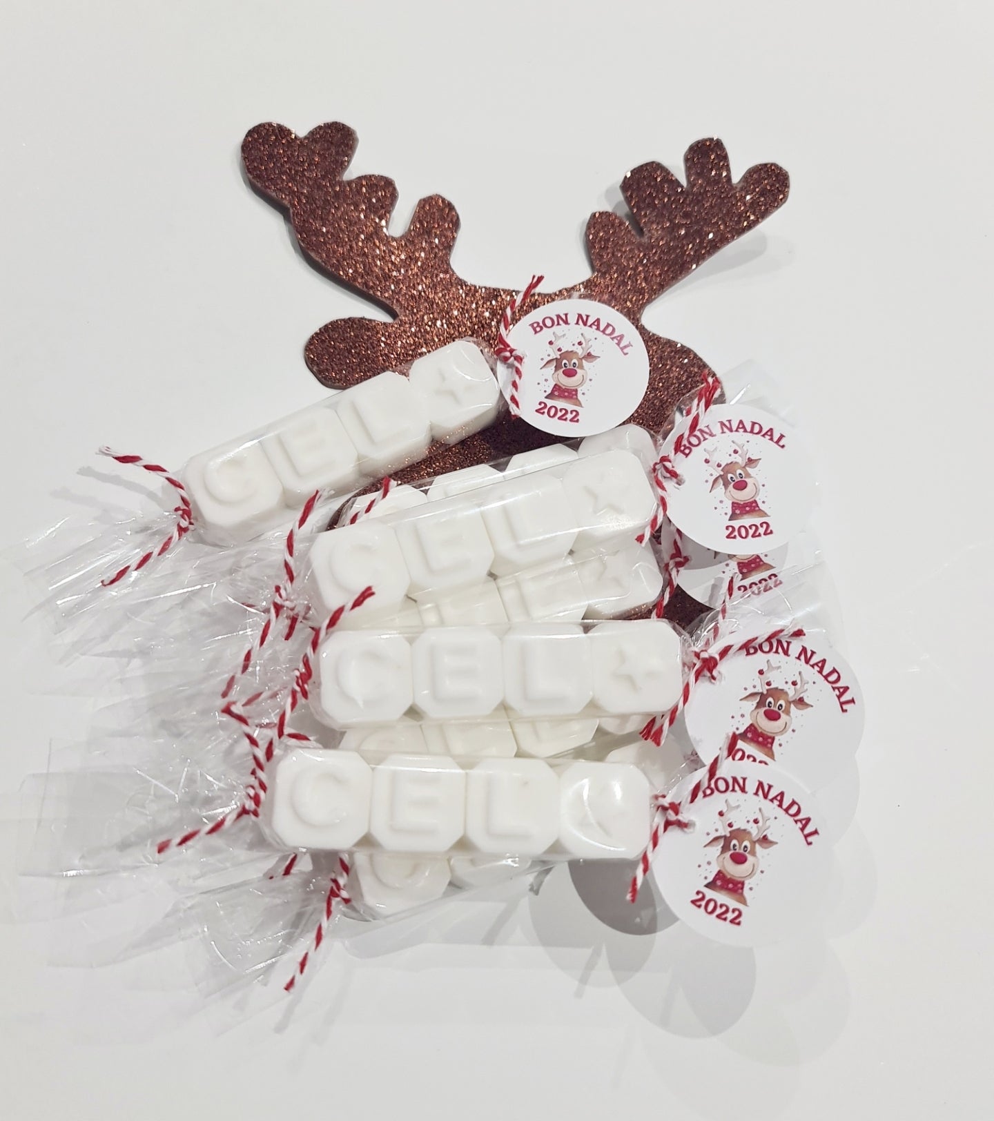 Jabones de un solo color Navideño