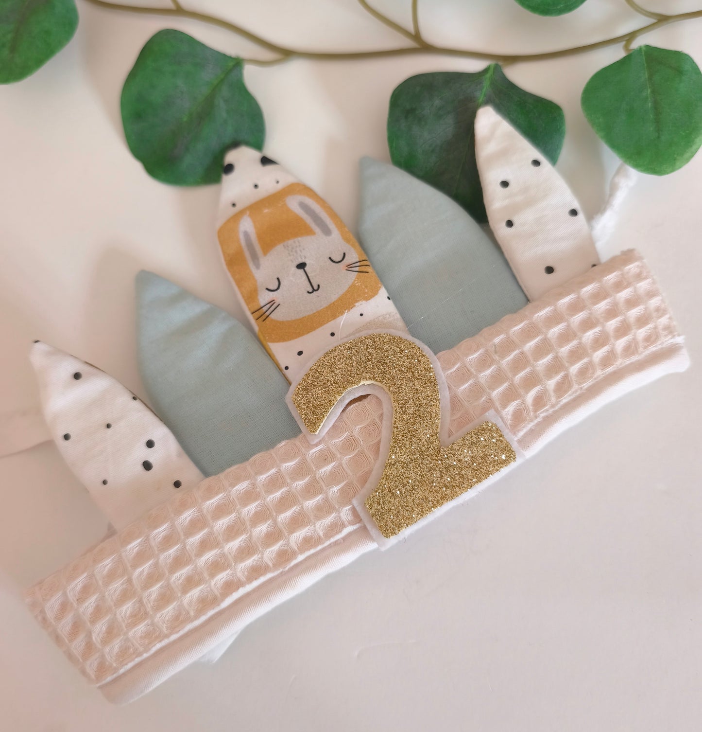 Corona de tela indio