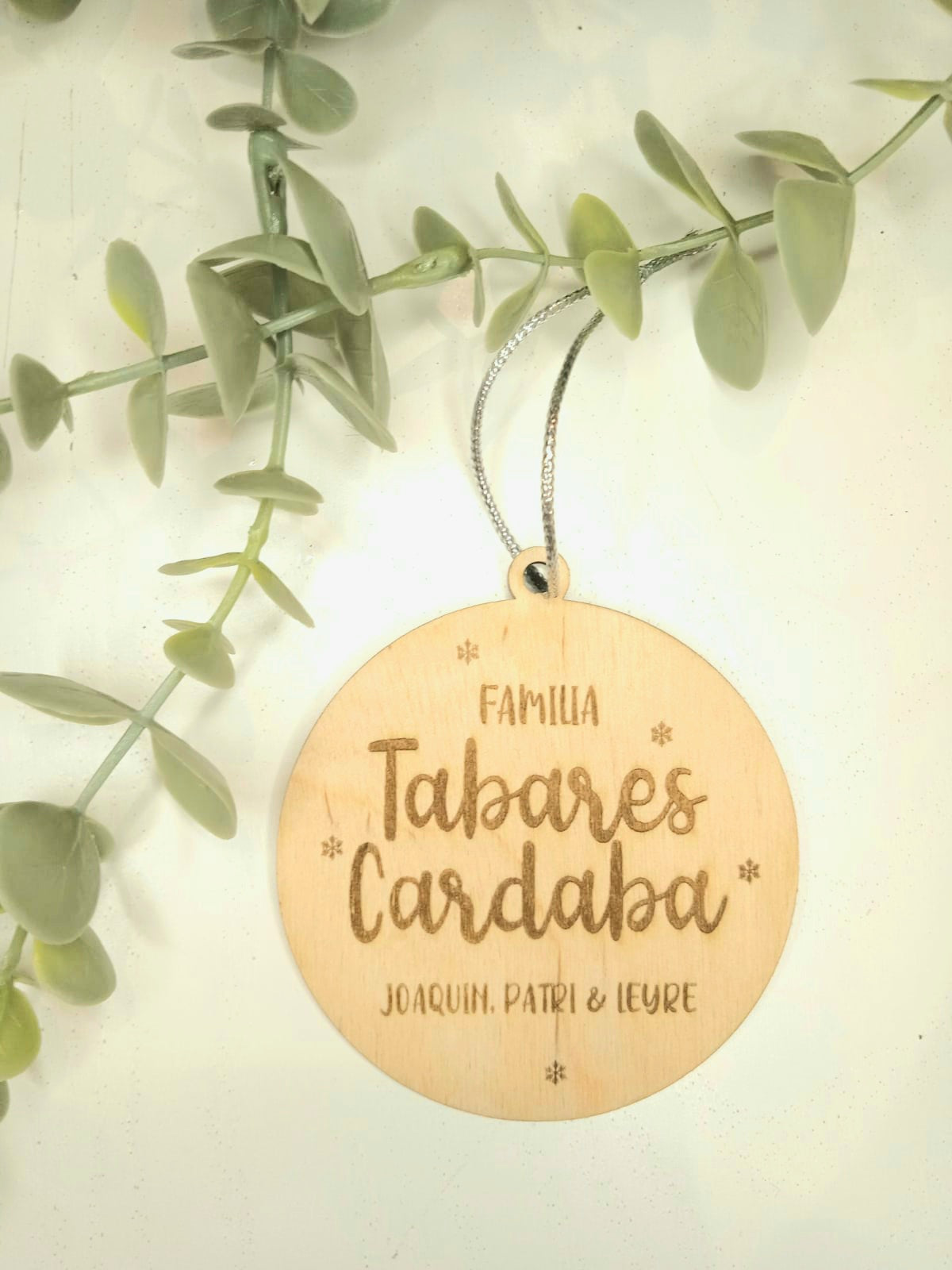 Bola de navidad familia