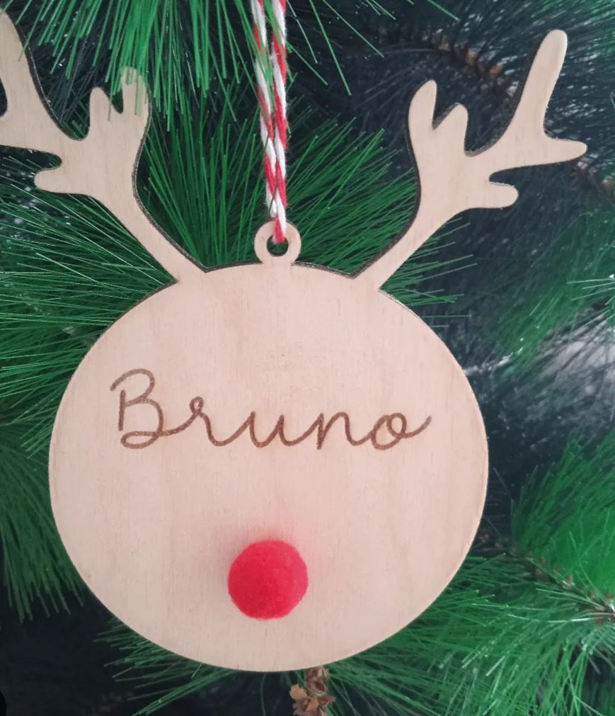 Bola Reno Nariz pompón.