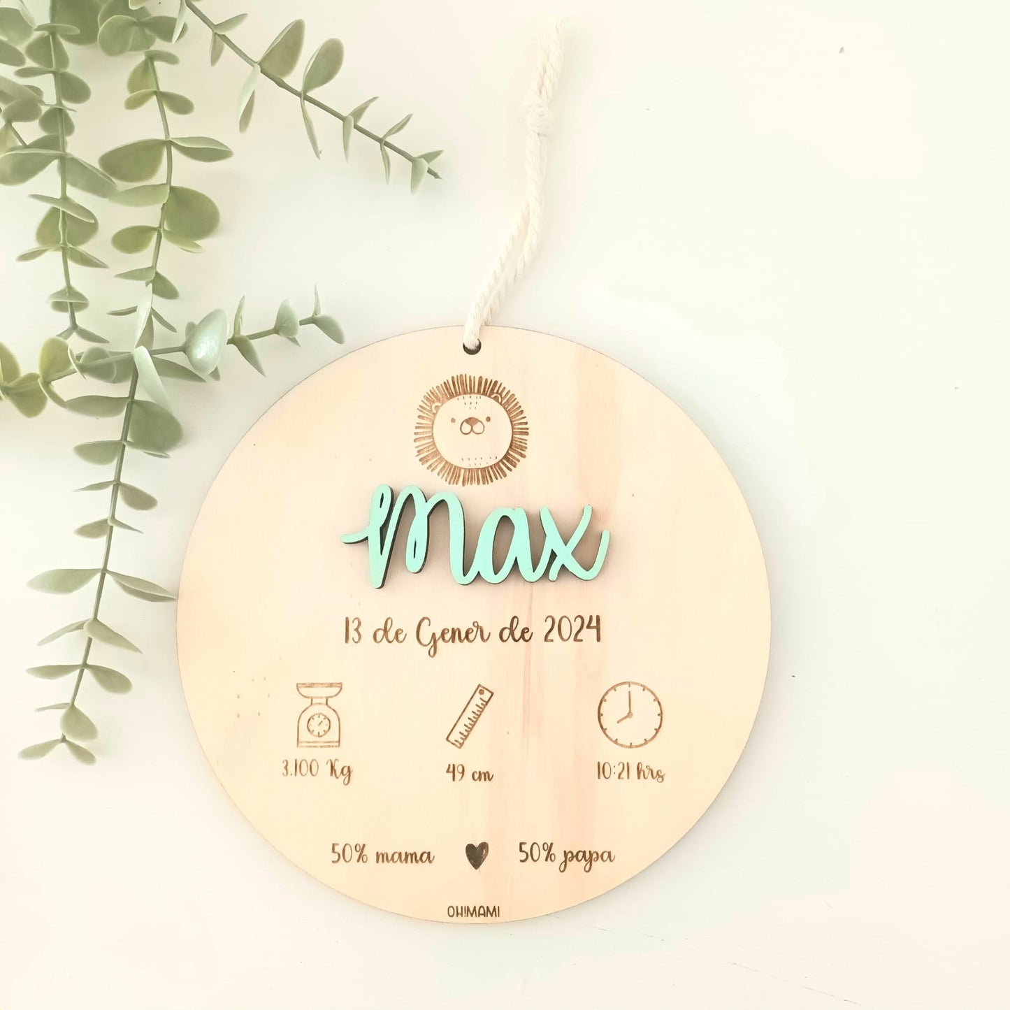 Placa Natalicia