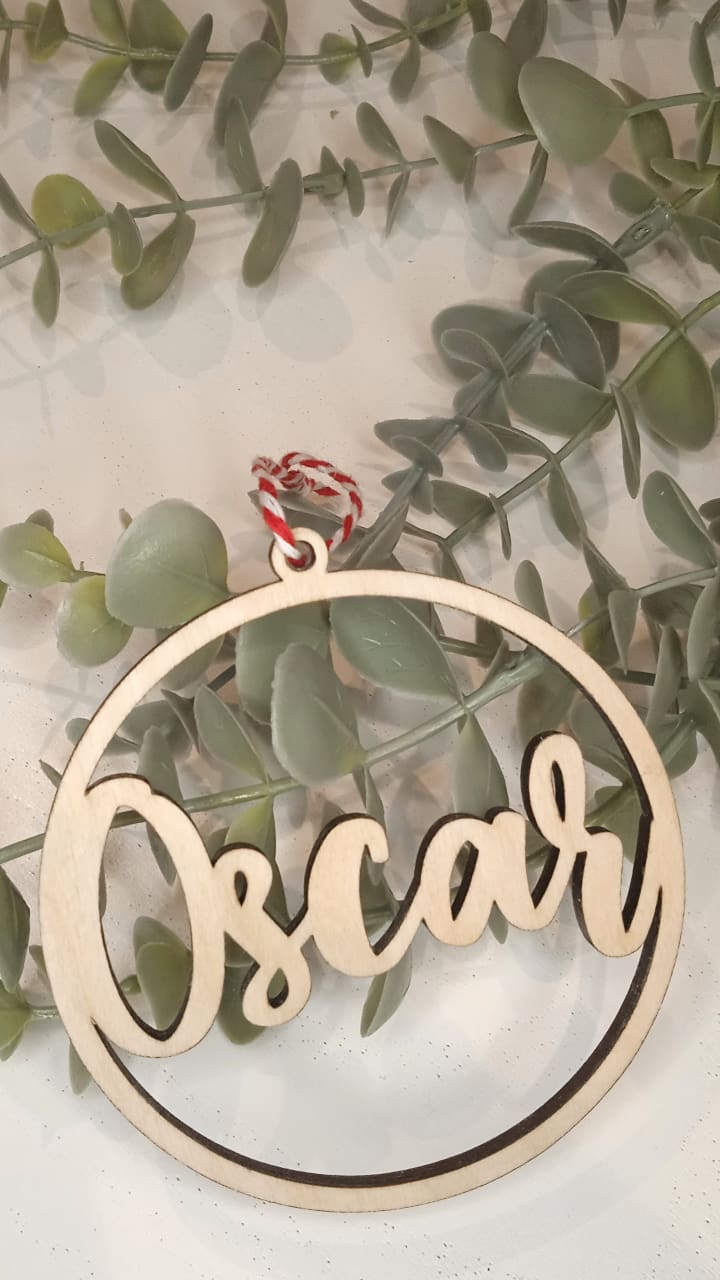Bola de Navidad con nombre