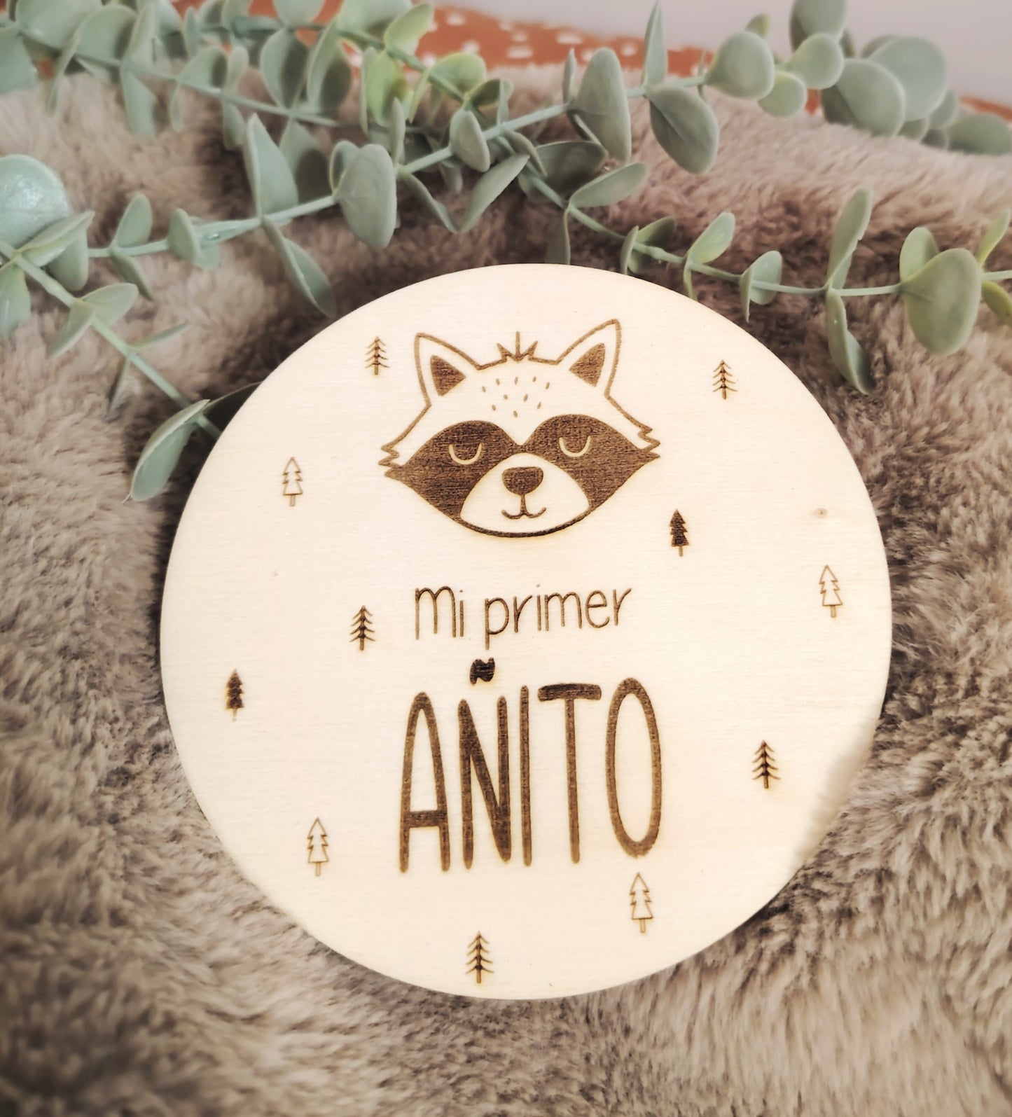 Placas cumple meses animales