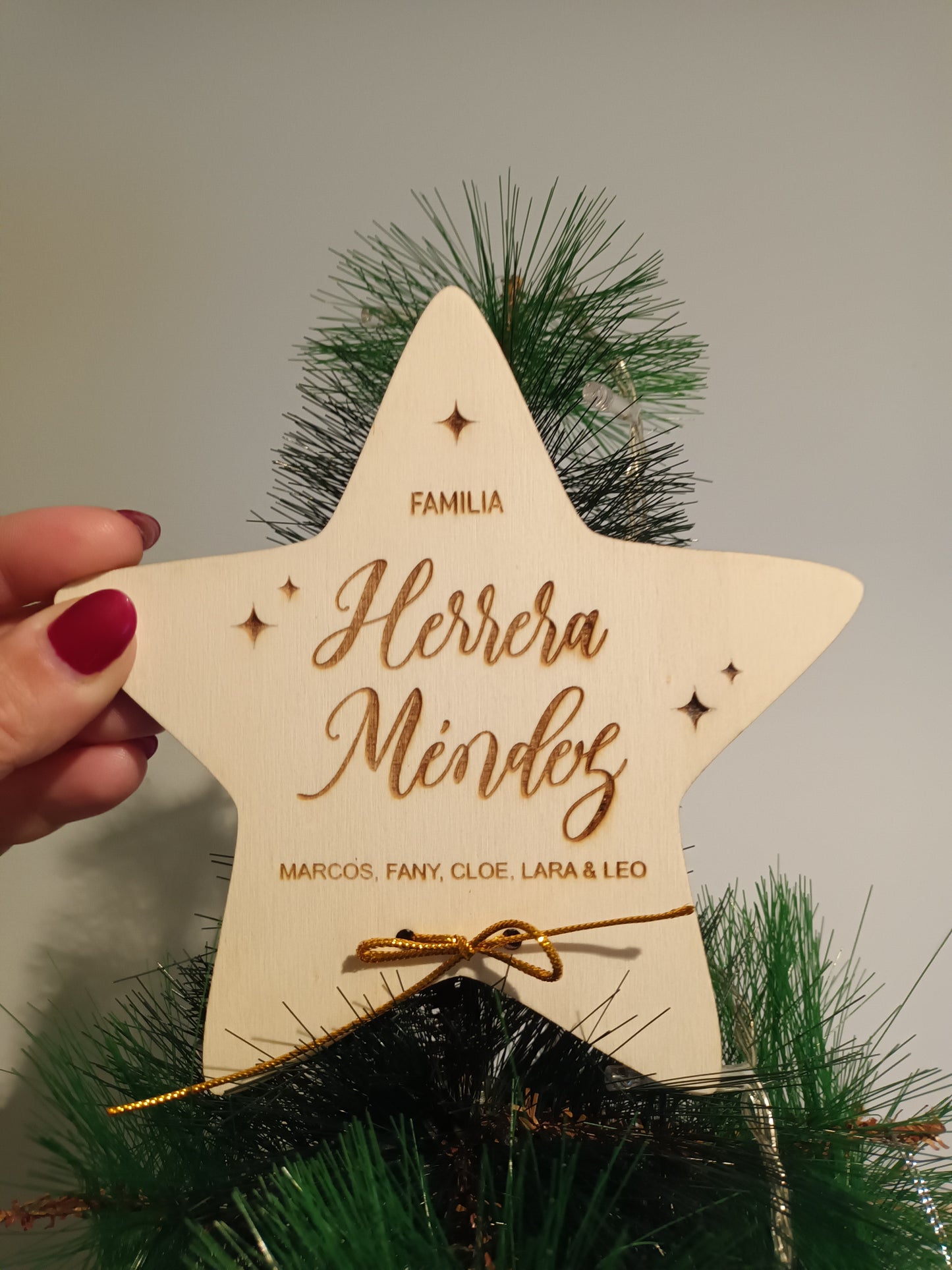 Estrella para el árbol de Navidad