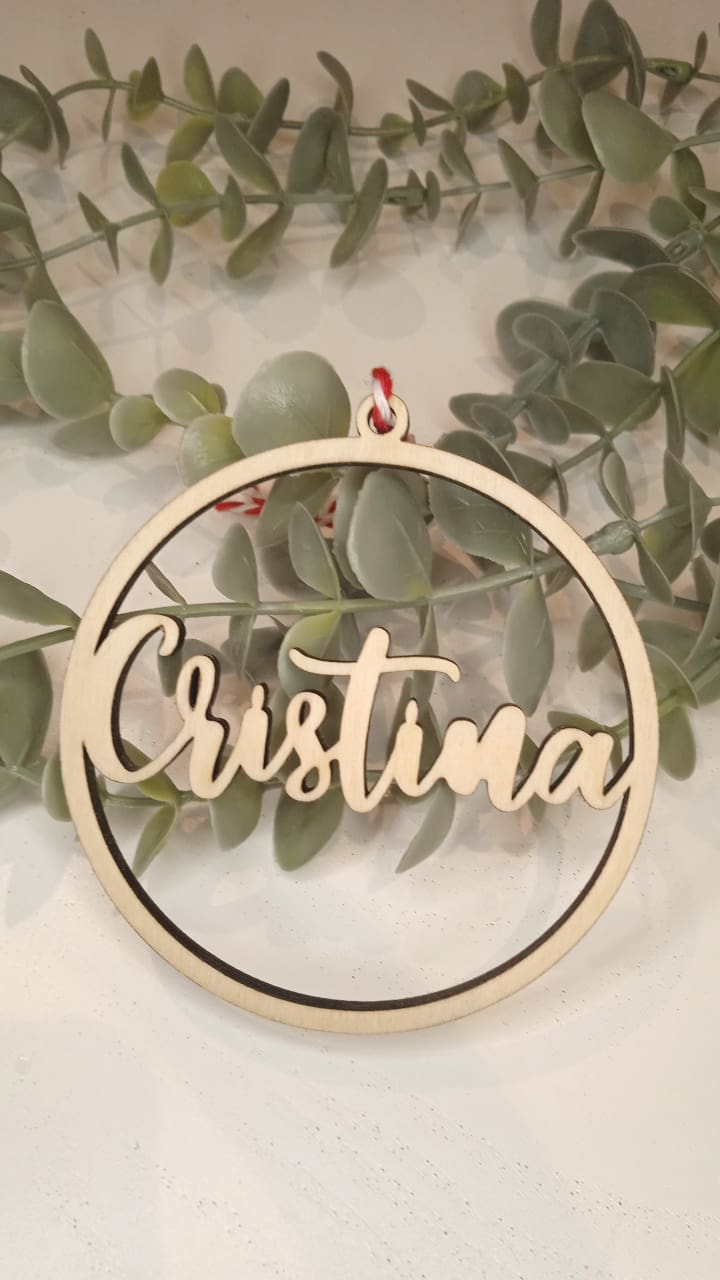 Bola de Navidad con nombre