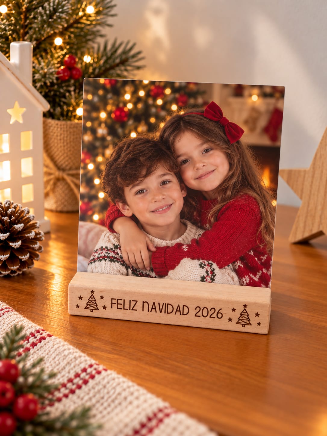 Porta Fotos de Navidad