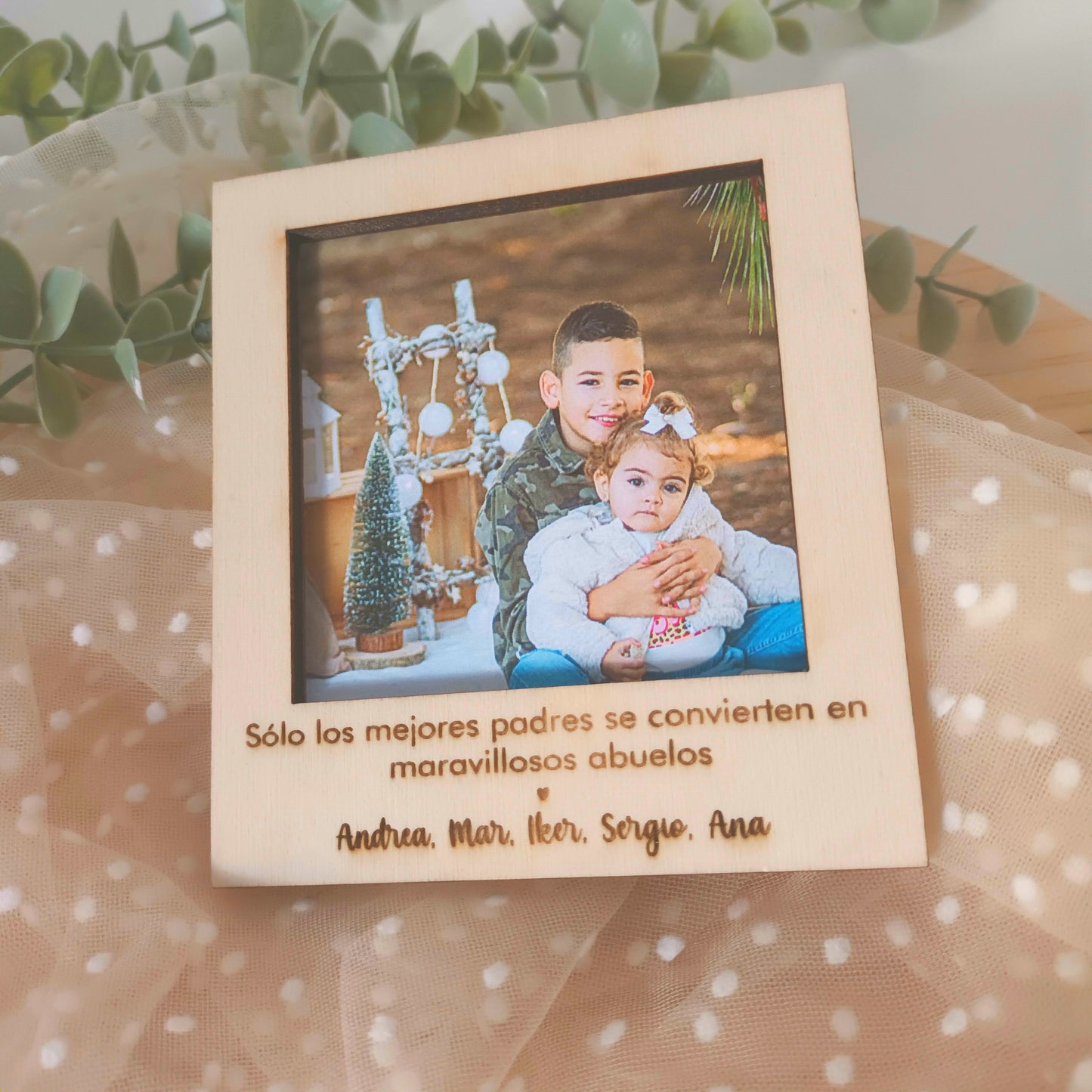 Mini marco polaroid para Papá