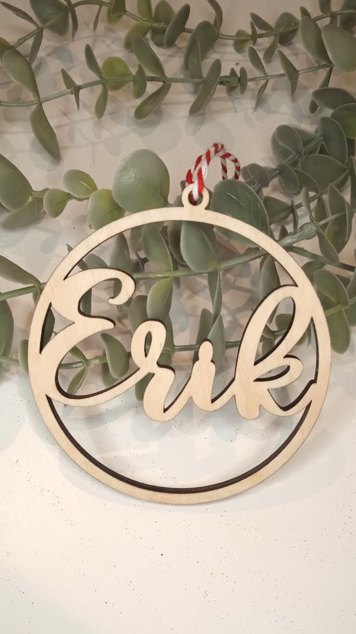 Bola de Navidad con nombre