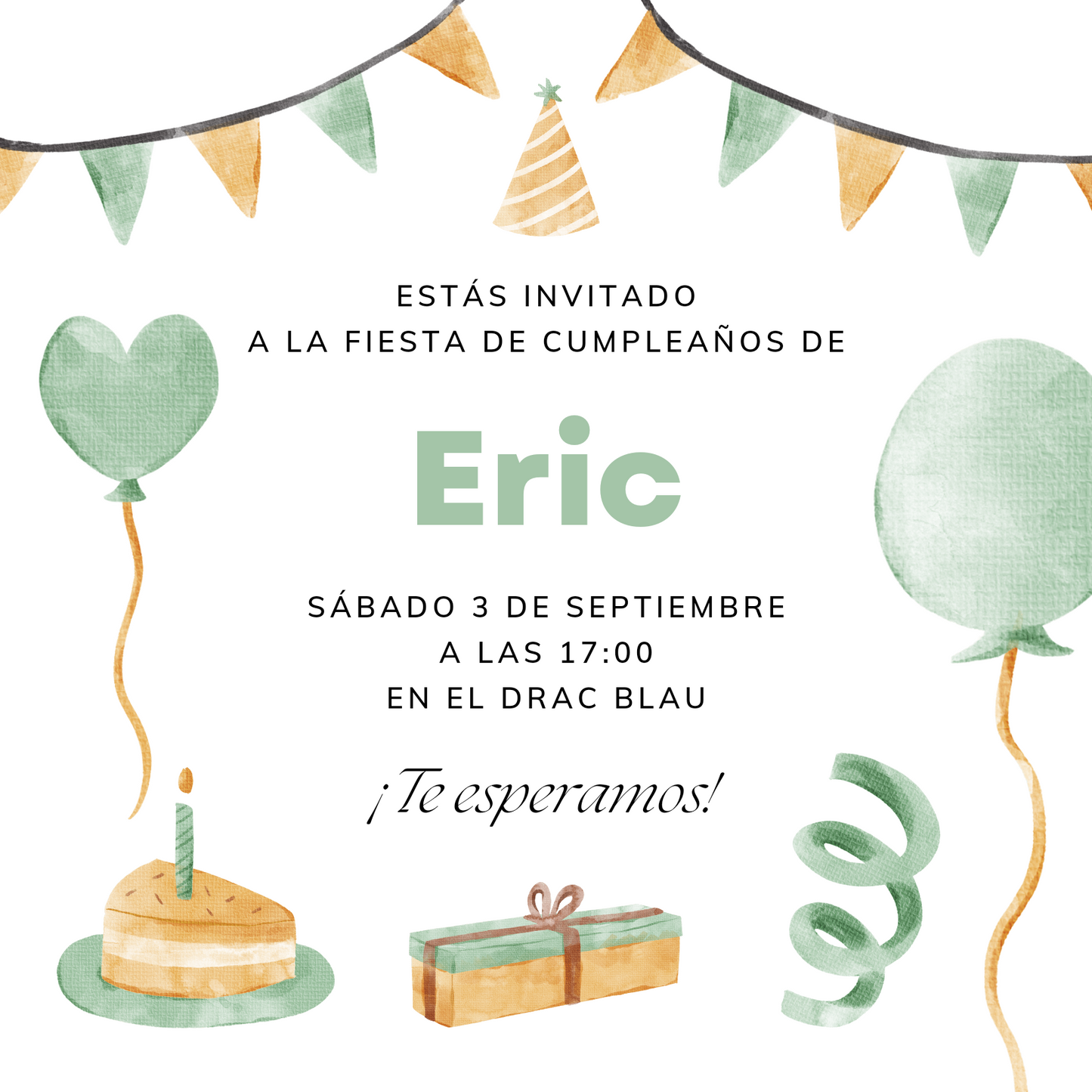 Invitación cumpleaños