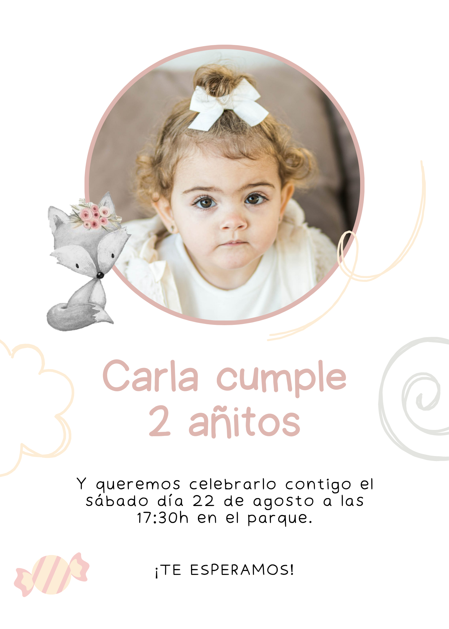 Invitación cumpleaños