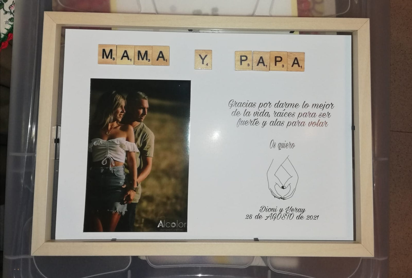 Cuadro scrabble