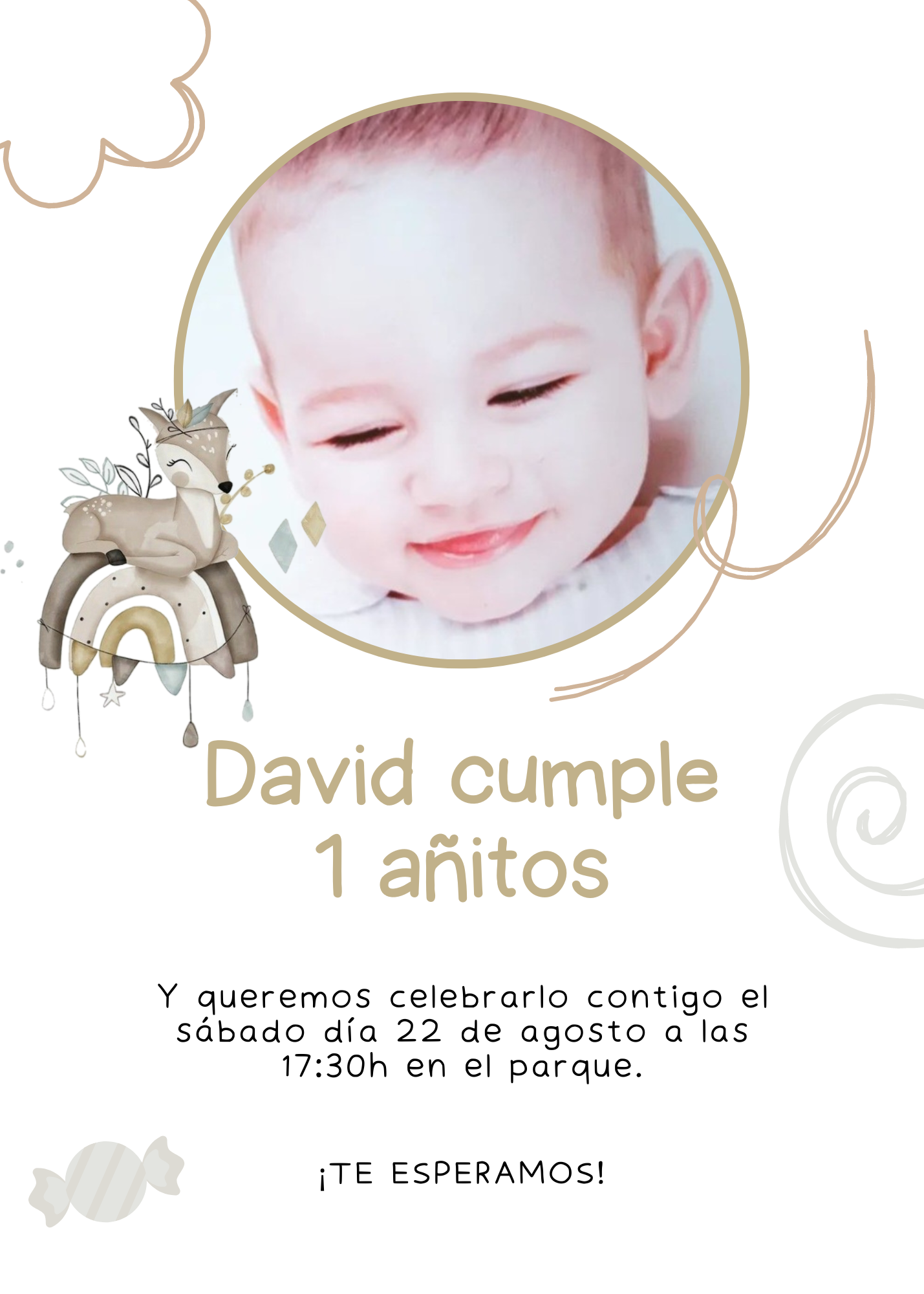 Invitación cumpleaños