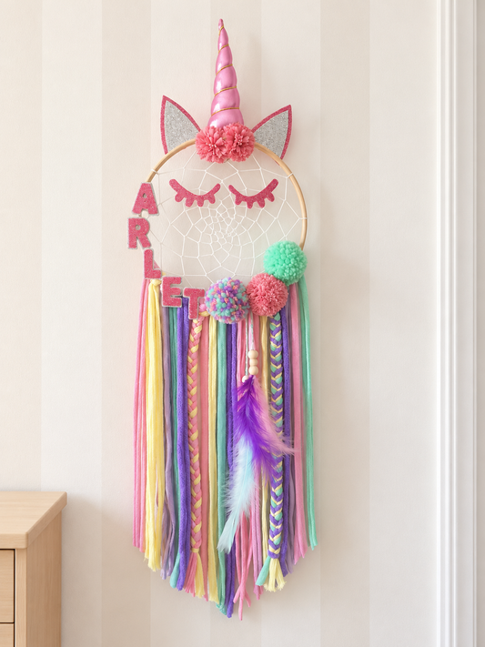 Atrapasueños unicornio y león
