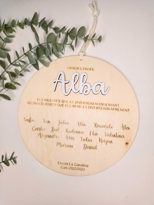 Placa Profe
