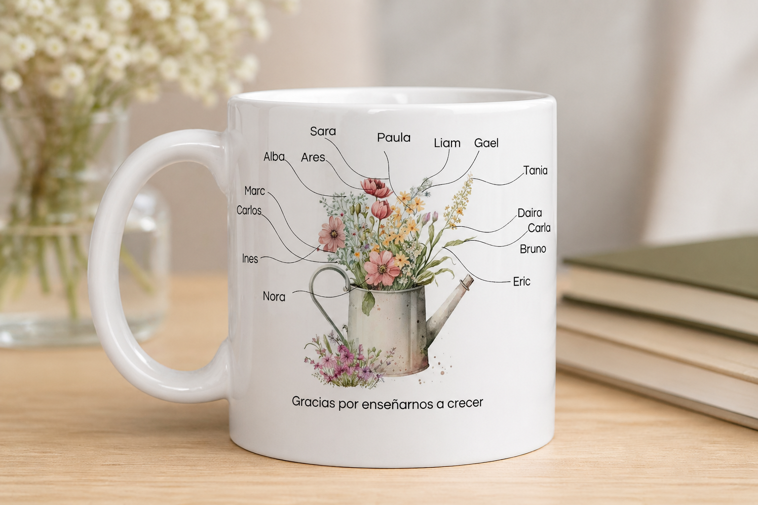 Taza Regadera_Regalo personalizado_profesor_profesora