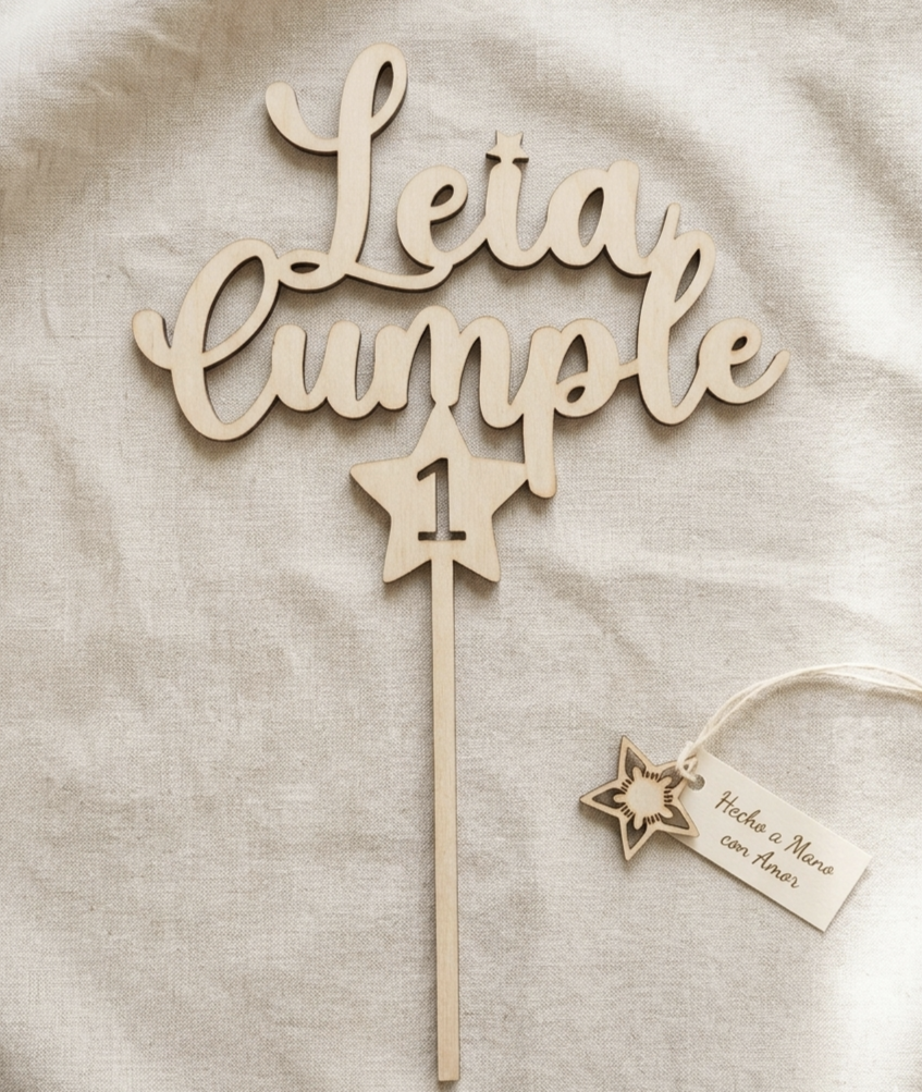 Topper en madera