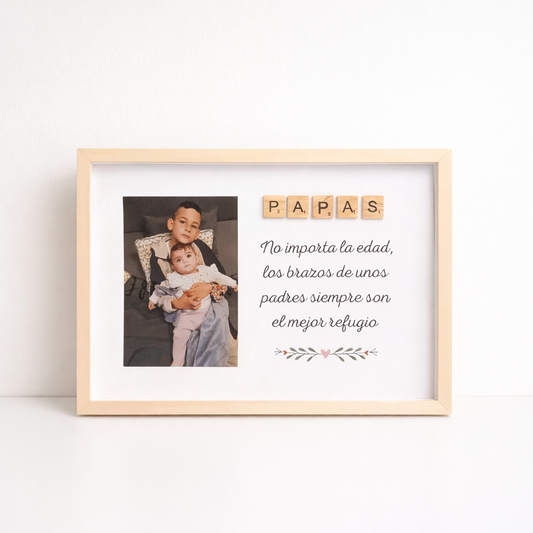 Cuadro Scrabble para Papá