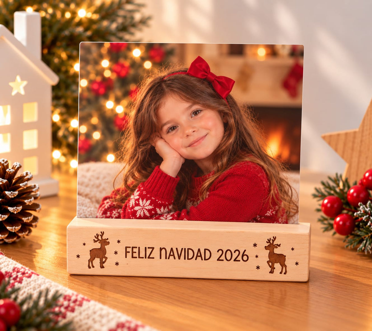 Porta Fotos de Navidad