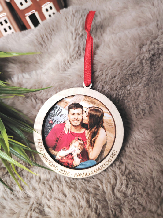 Bola de Navidad con foto