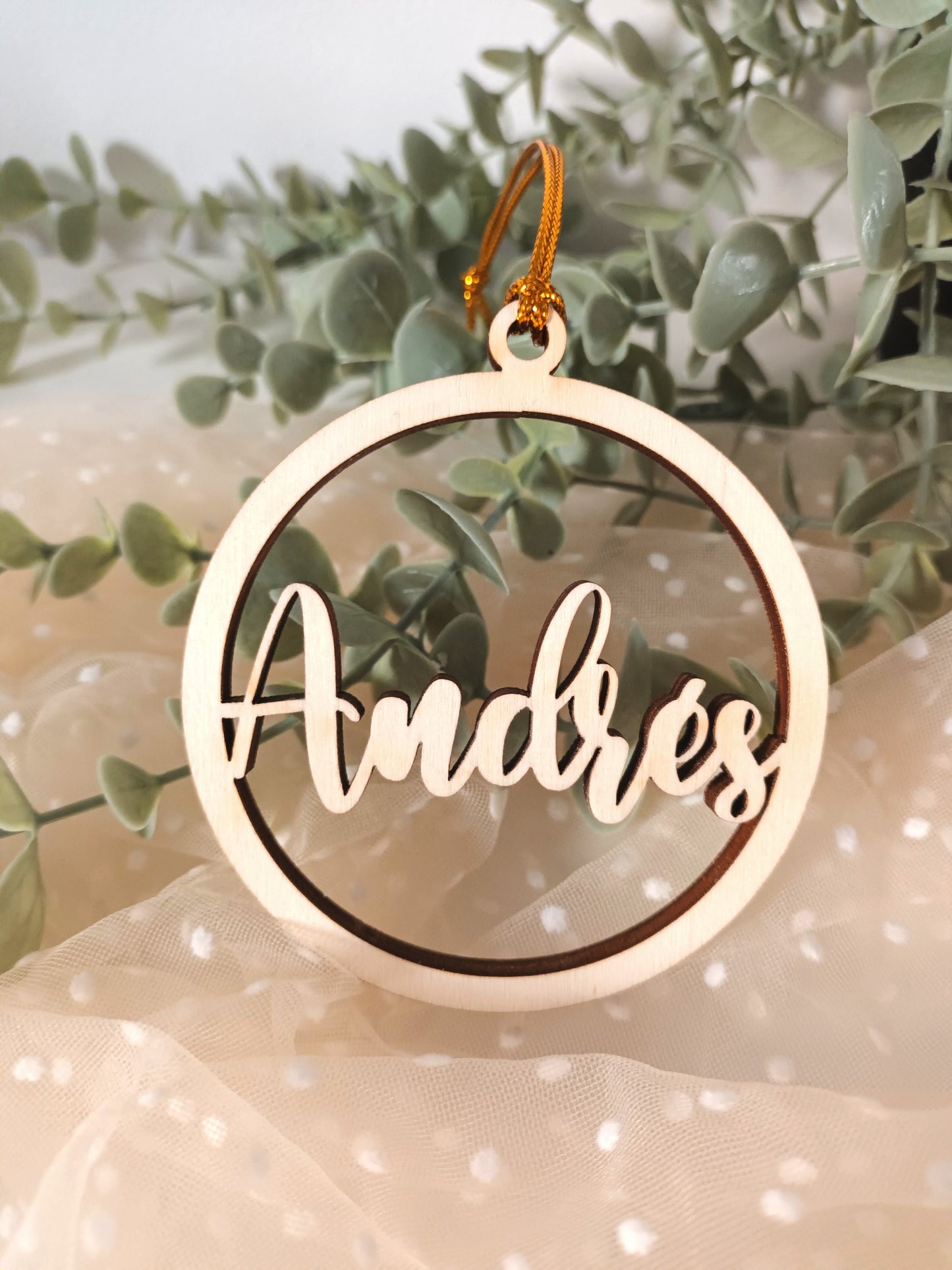 Bola de Navidad con nombre