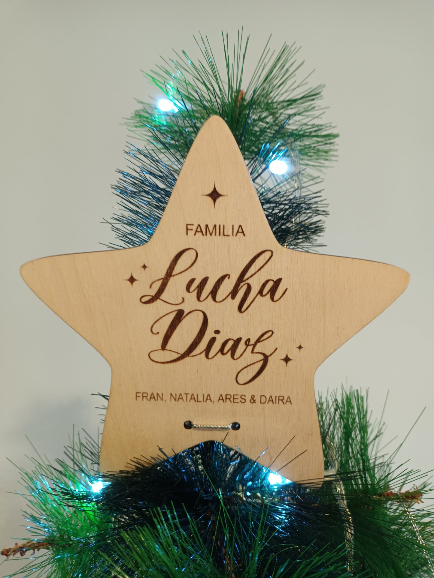Estrella para el árbol de Navidad