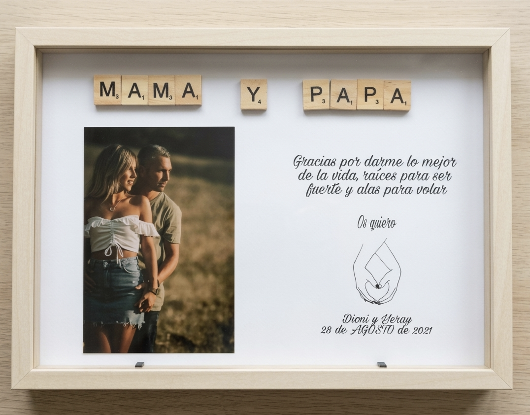 Cuadro scrabble mamá