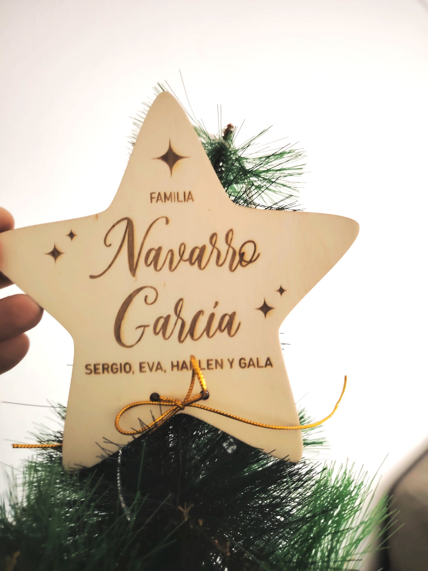 Estrella para el árbol de Navidad