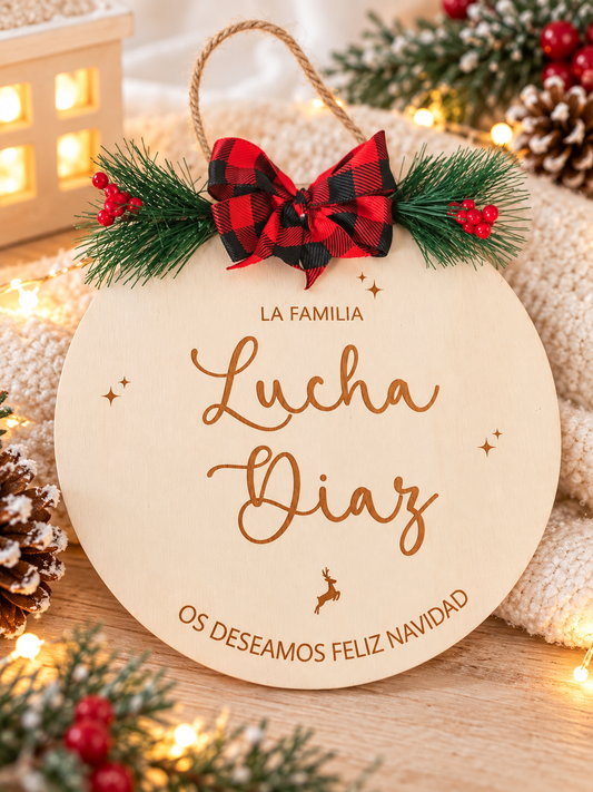 Placa para puerta