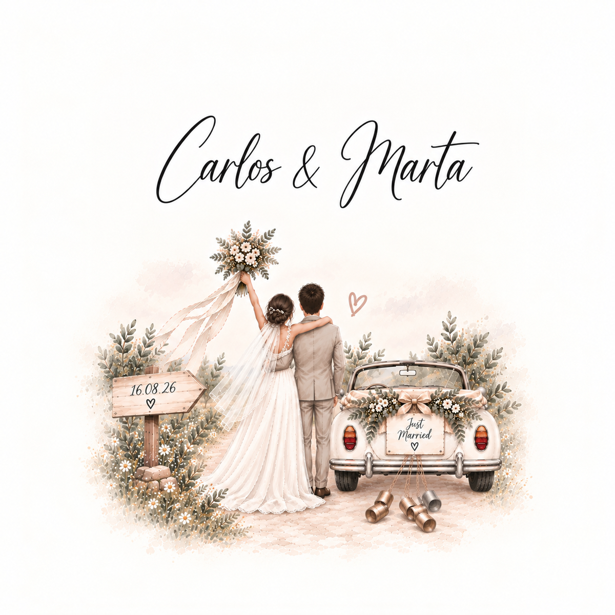 Cuadro para novios