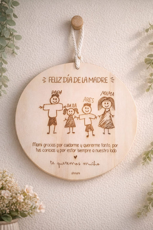 Placa Mamá Dibujo