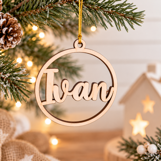 Bola de Navidad con nombre