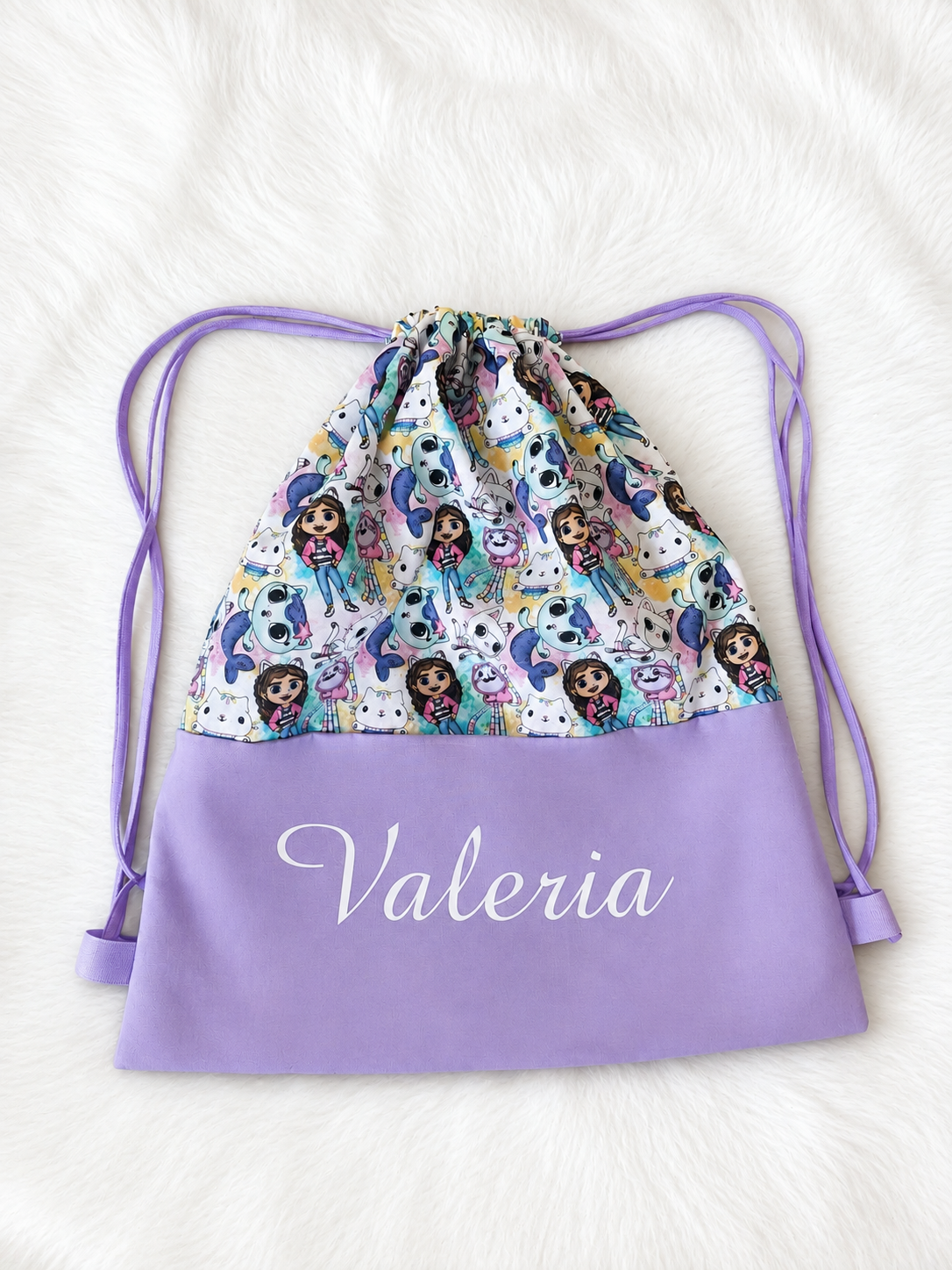 Mochila saco con asas