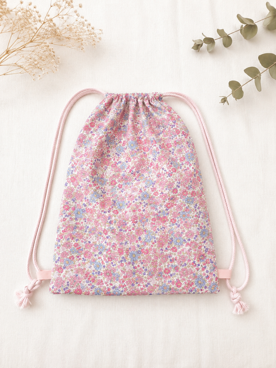 Mochila saco con asas
