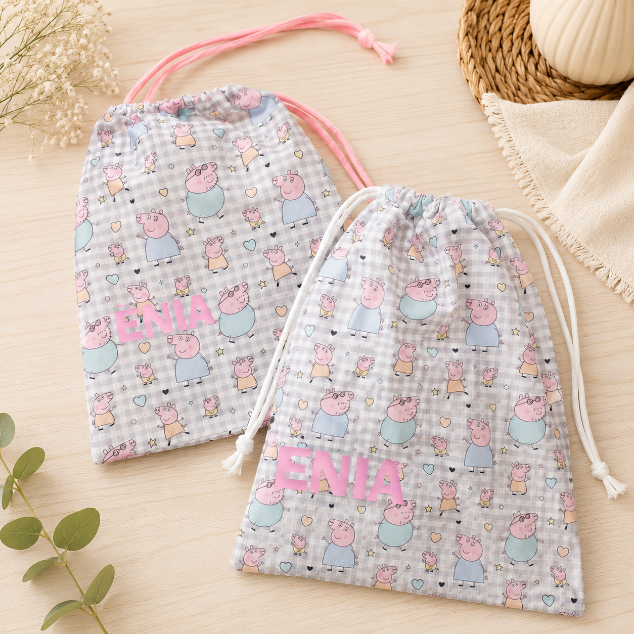 Pack bolsita merienda + bolsita ropa