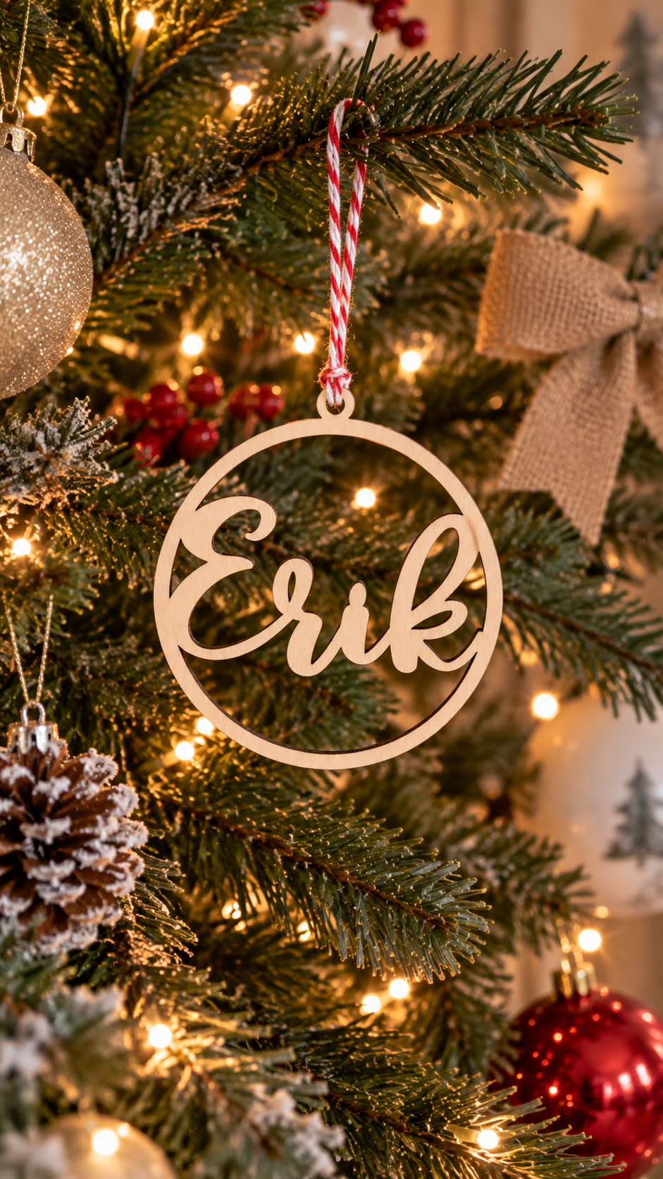 Bola de Navidad con nombre