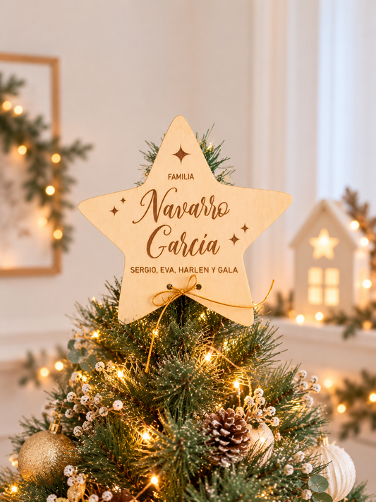 Estrella para el árbol de Navidad