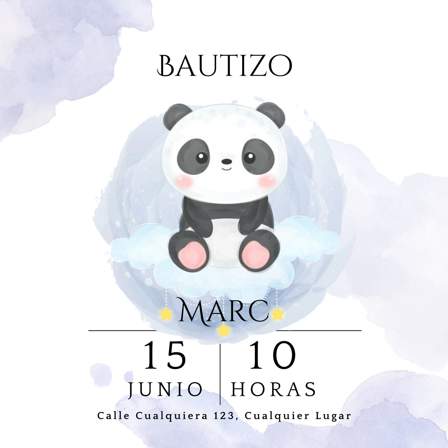 Invitación Bautizo